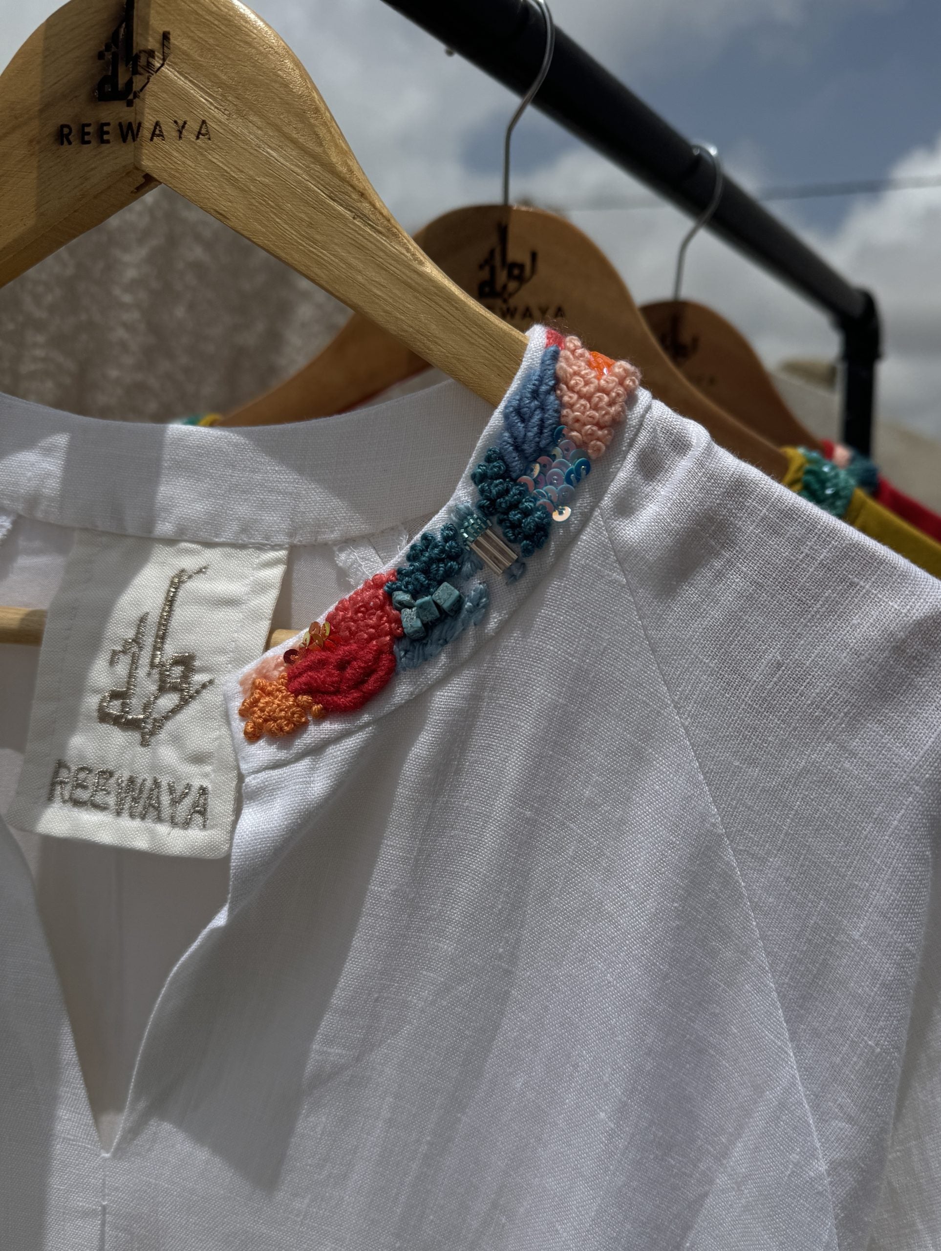 Aaliyah linen white dress