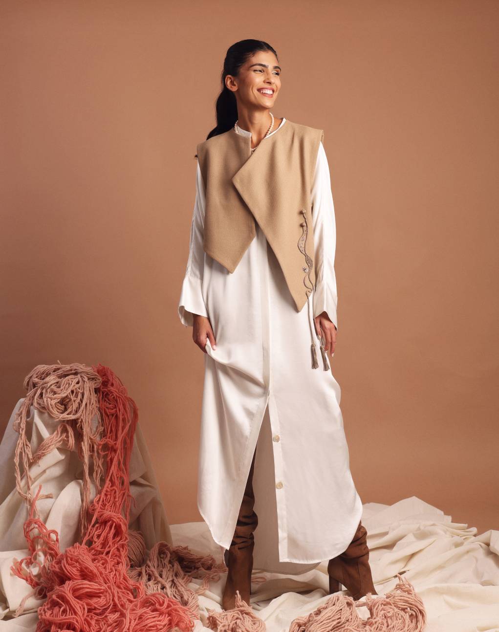 Khamsa sleeveless vest