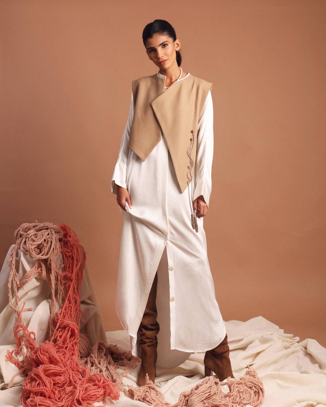 Khamsa sleeveless vest