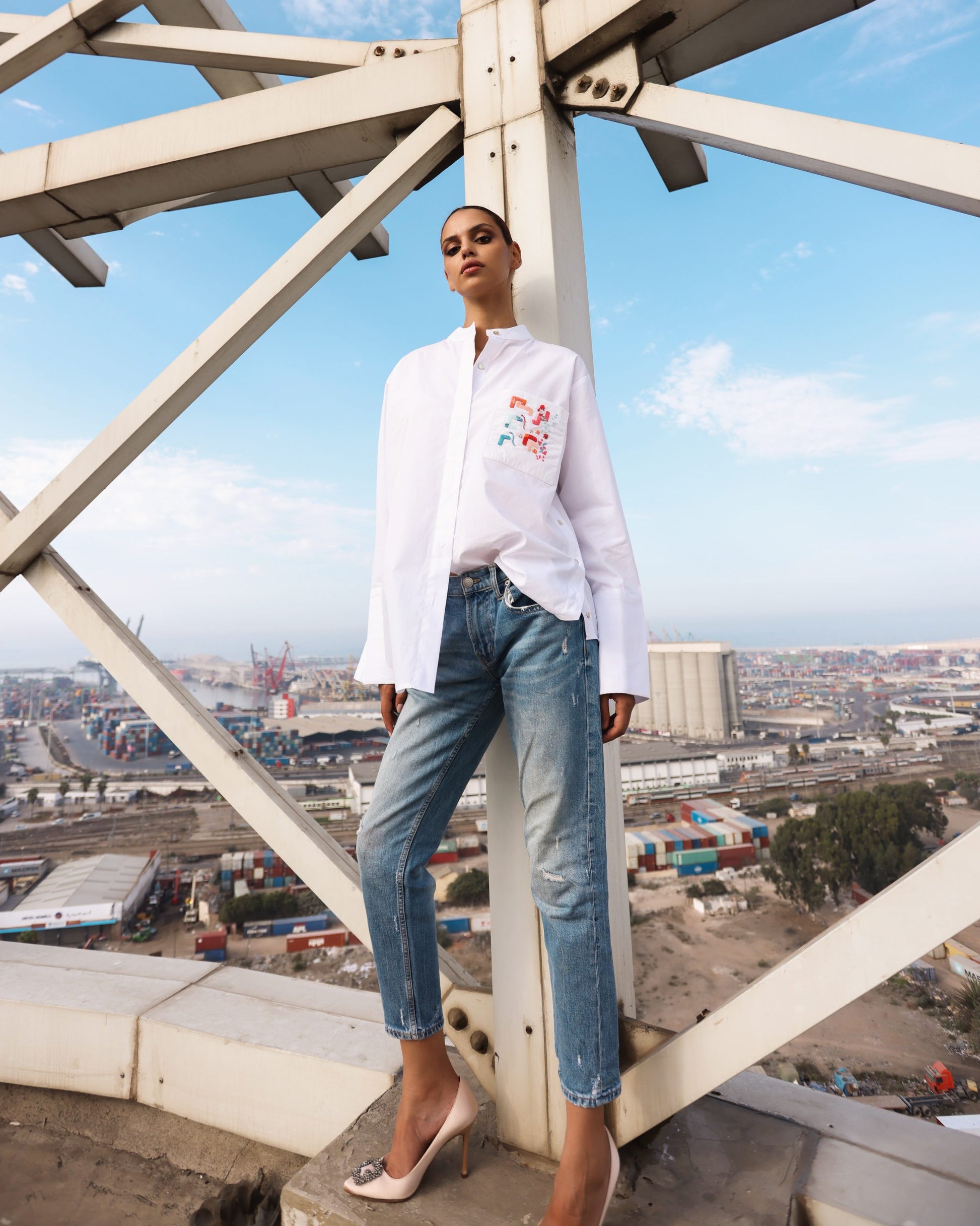 Labyrinth shirt white