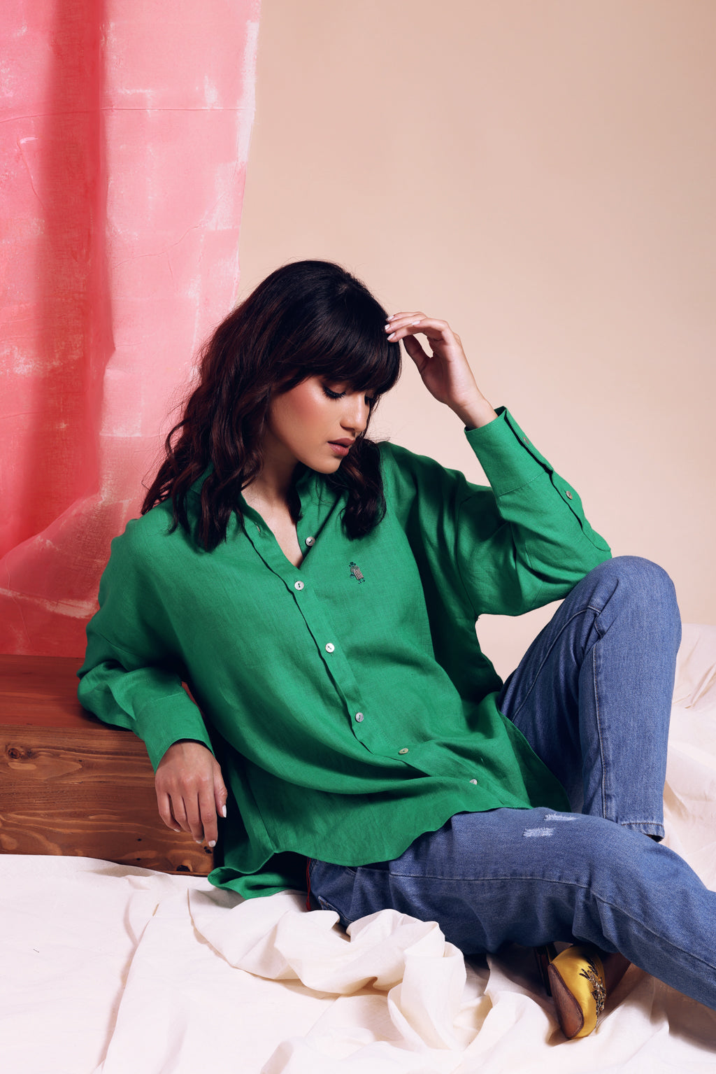 Logo oversized shirt