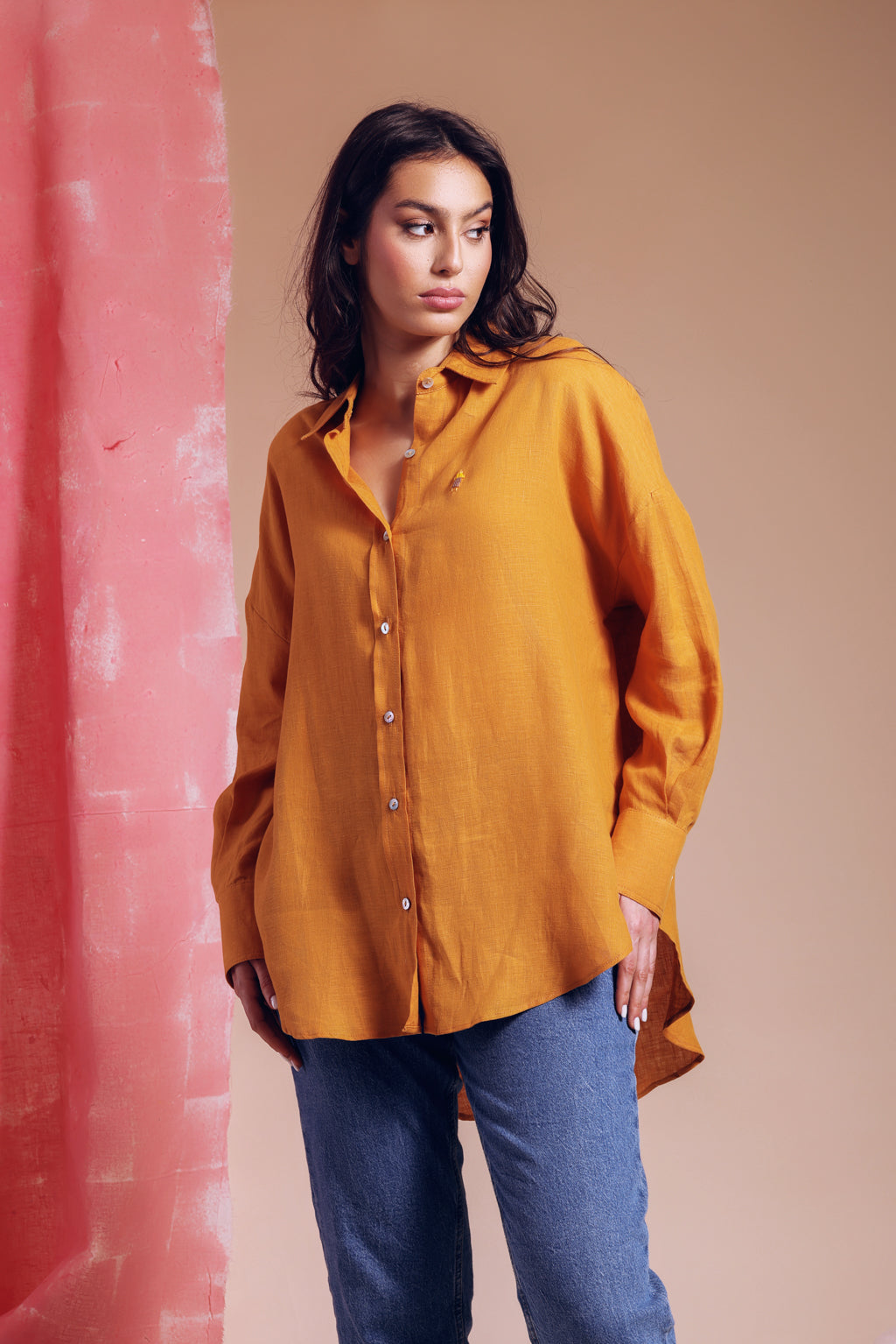 Logo oversized shirt