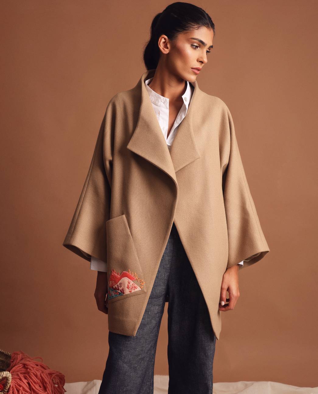 On the mountains wool jacket Beige