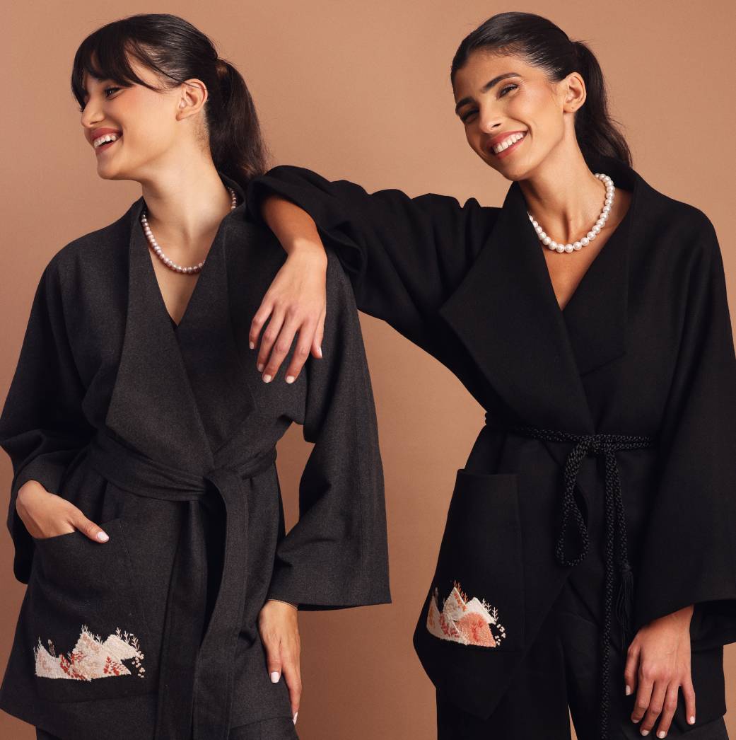 On the mountains wool jacket Black