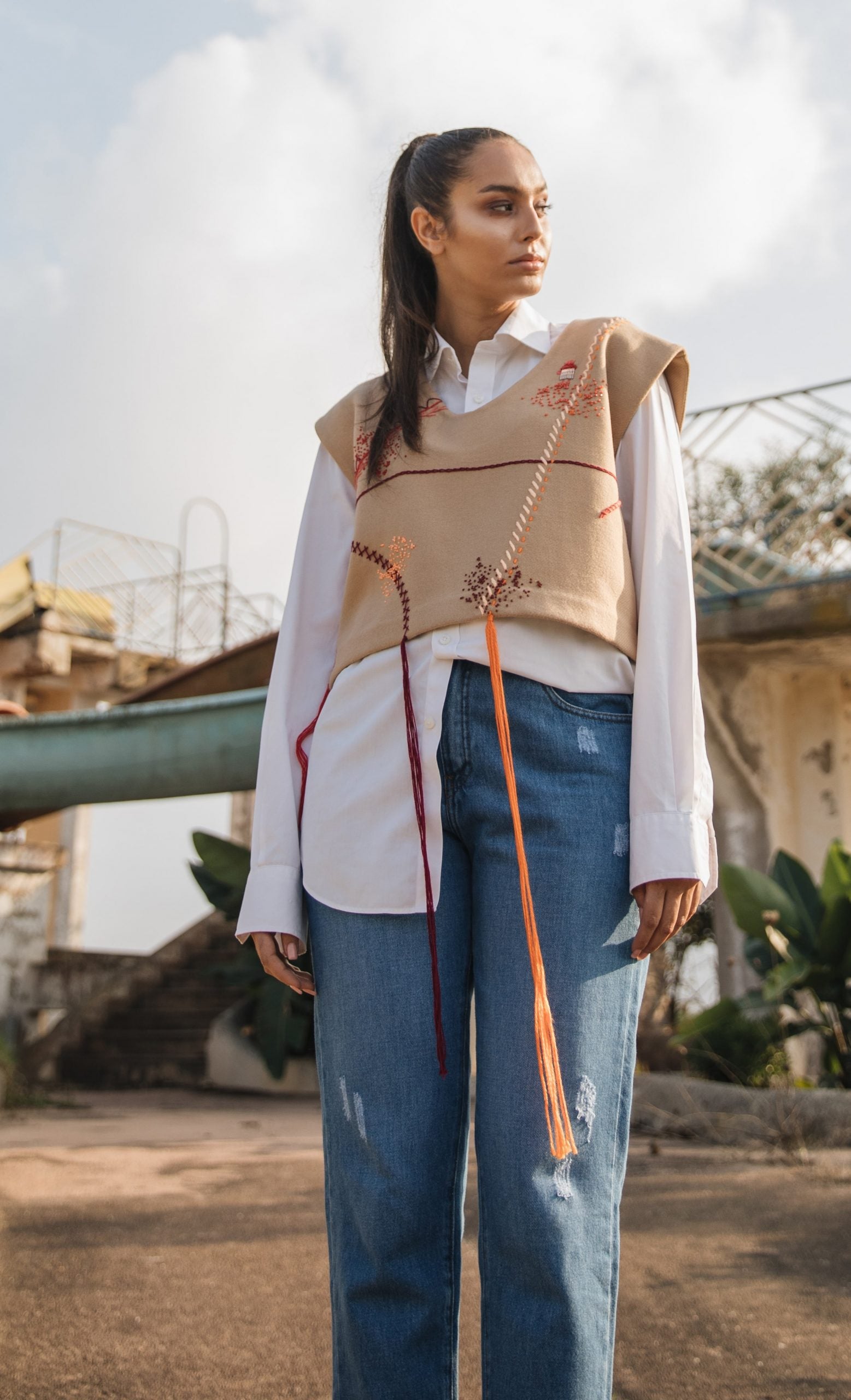 On the road crop top