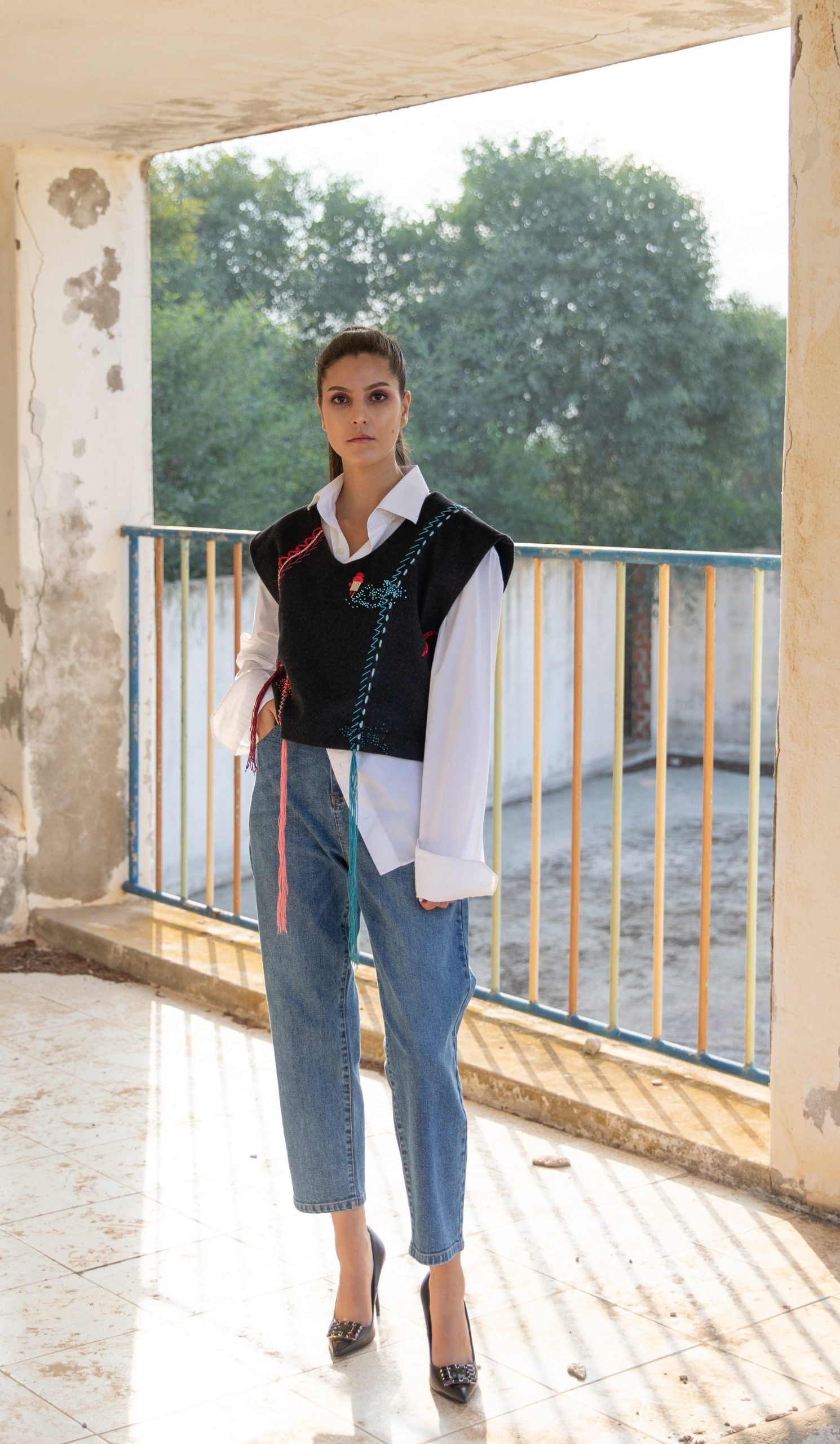 On the road crop top