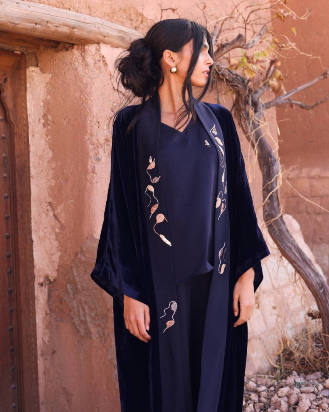 Tidri – velvet kimono