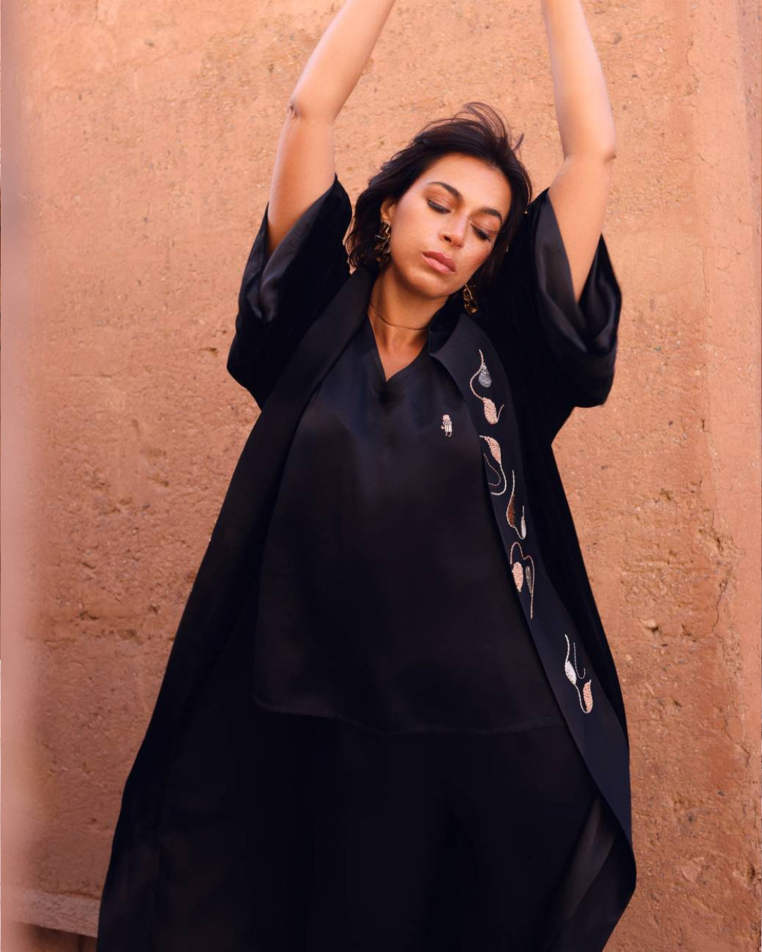 Tidri – velvet kimono