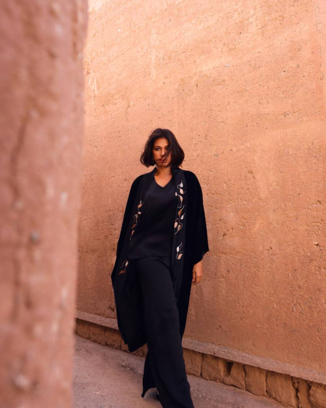 Tidri – velvet kimono