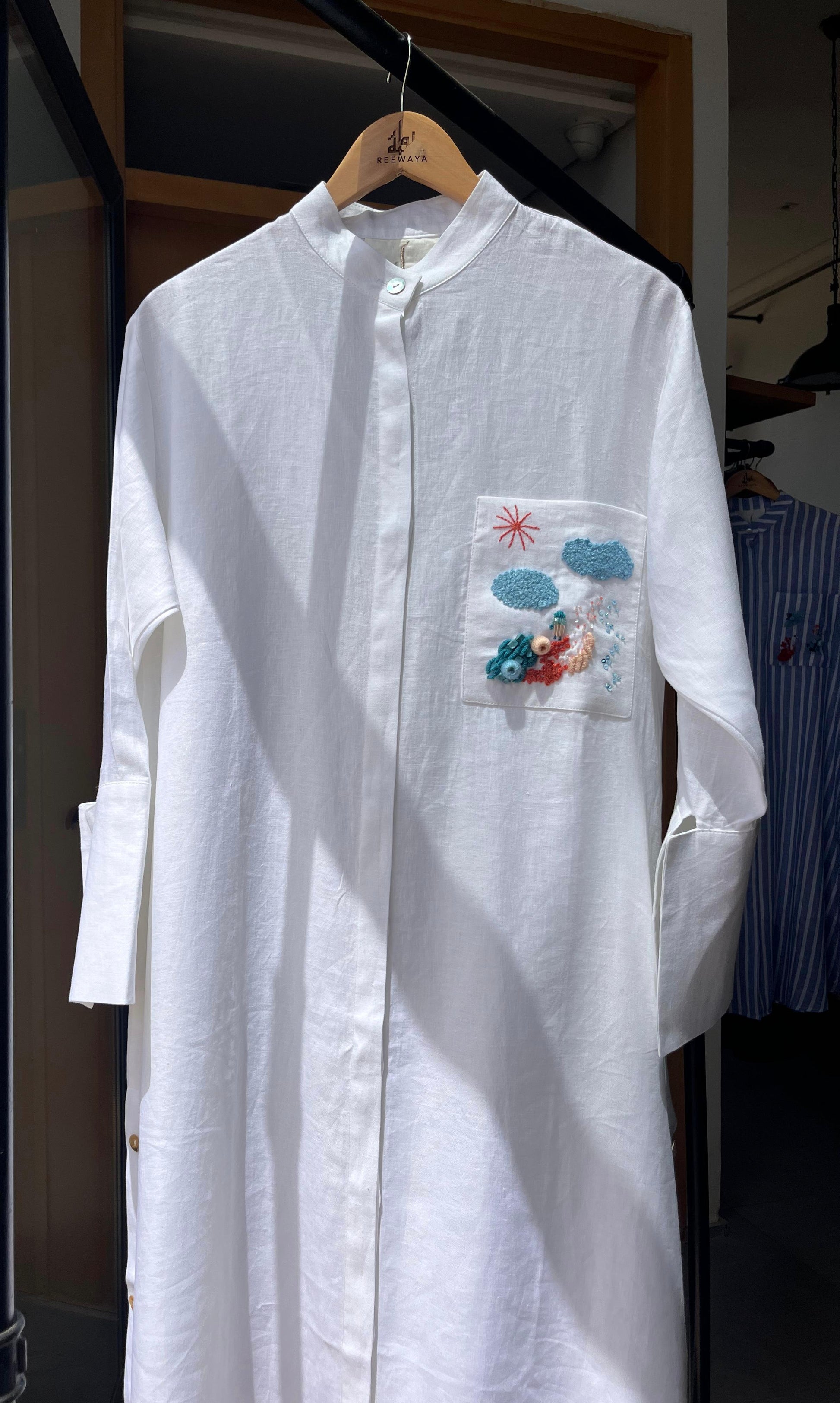 Under the clouds dress shirt