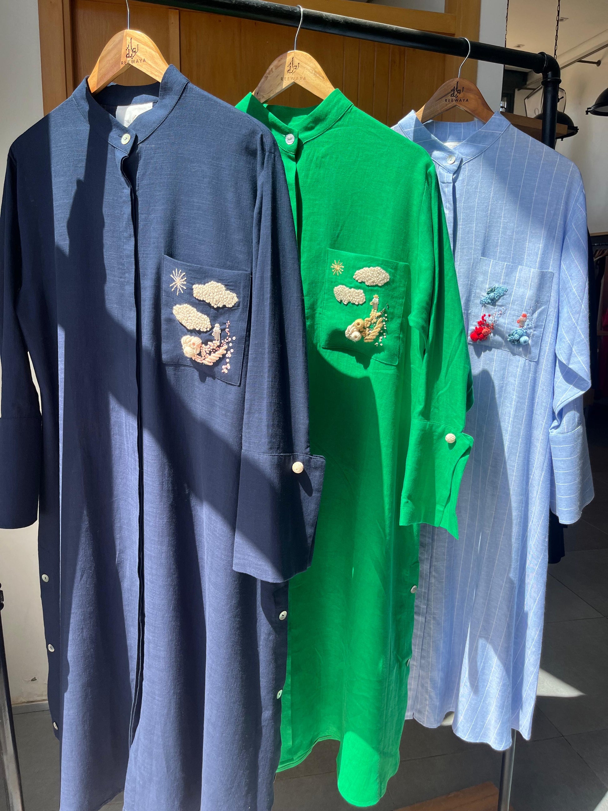 Under the clouds dress shirt