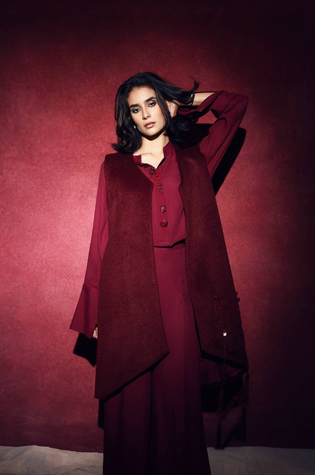 The Ayla sleeveless vest