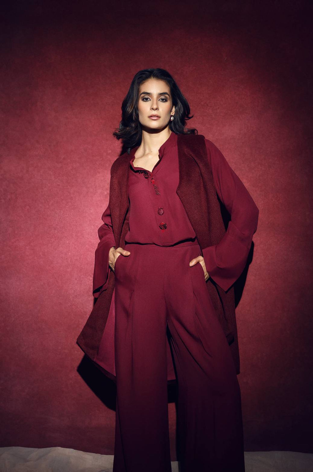 The Ayla sleeveless vest