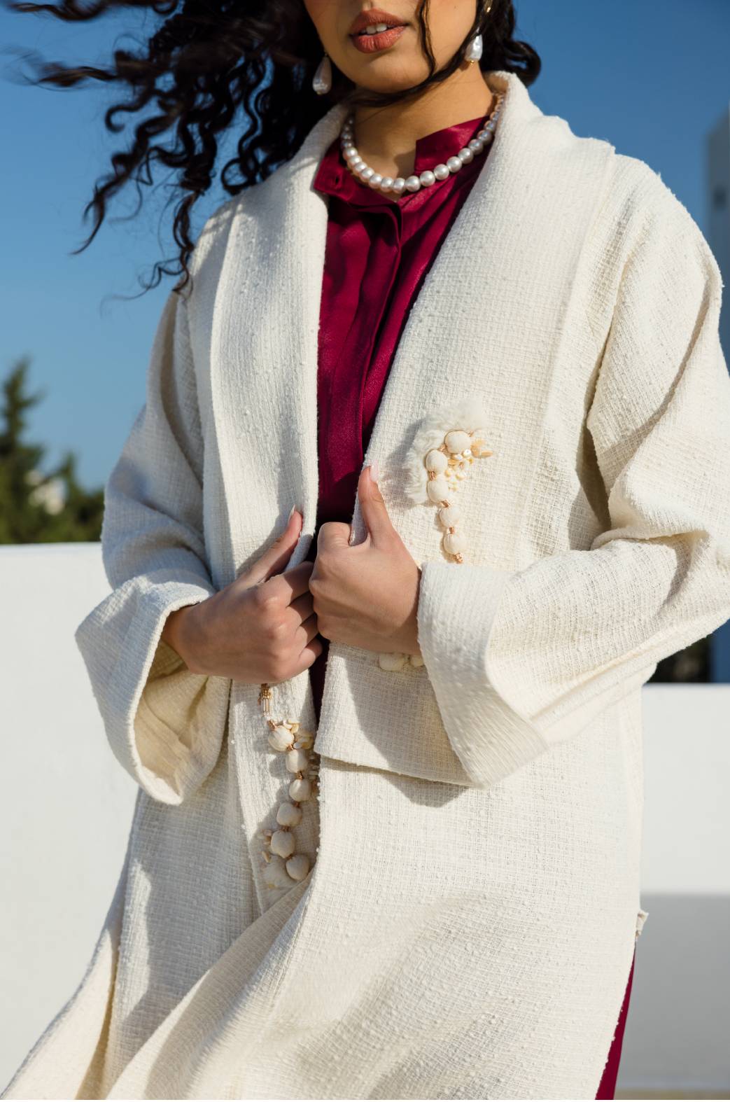 Kimono Aida in Ivory