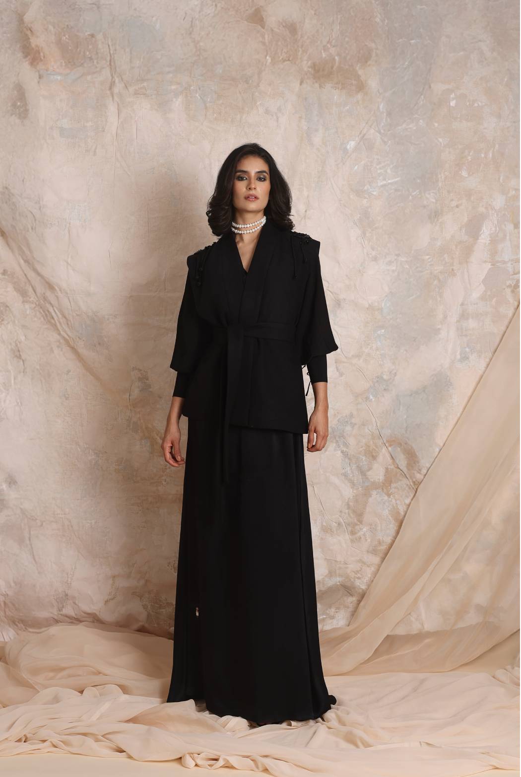 The Riffia Sleeveless Wool Vest