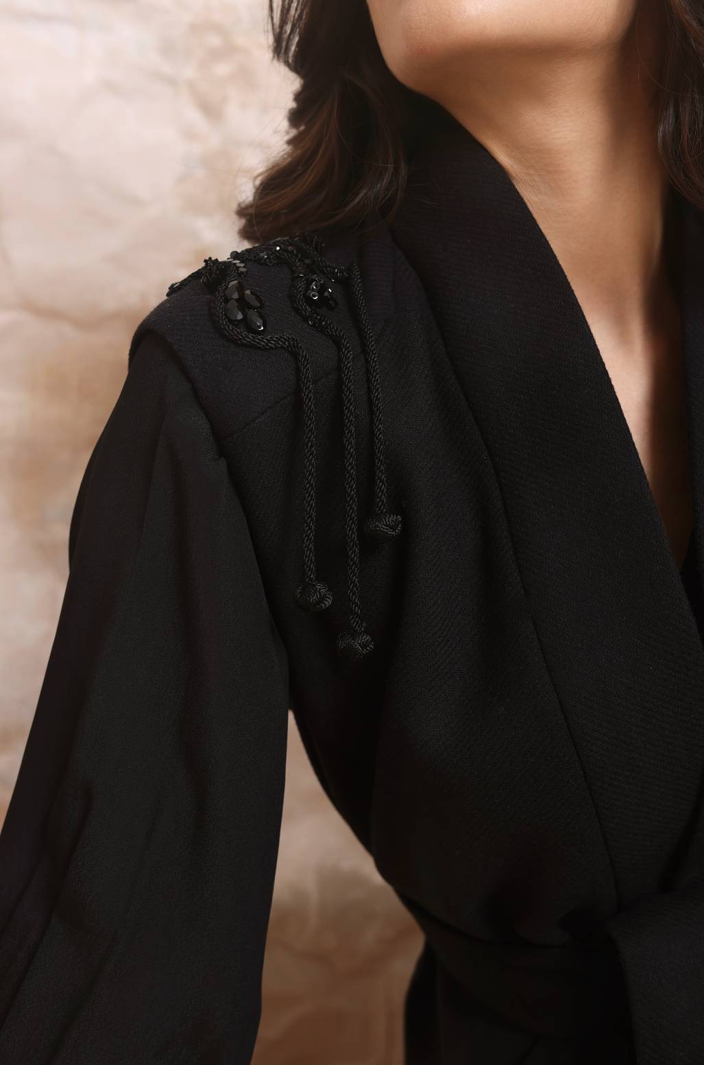 The Riffia Sleeveless Wool Vest