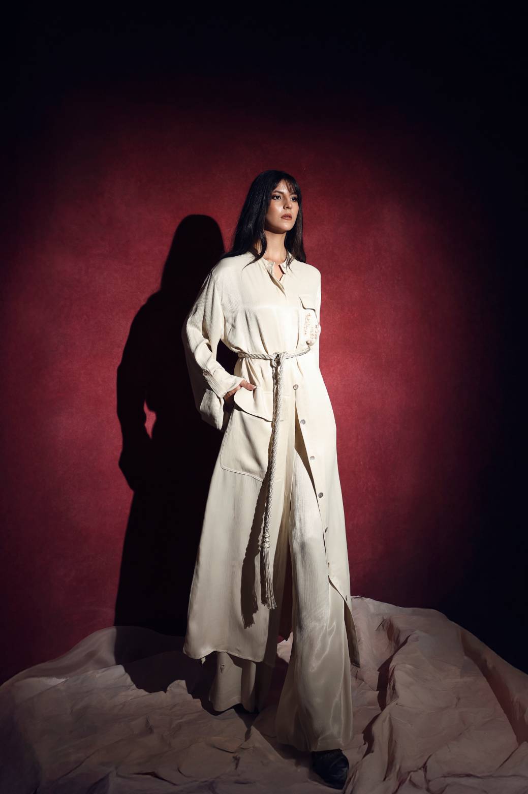 Sahara dress in light beige