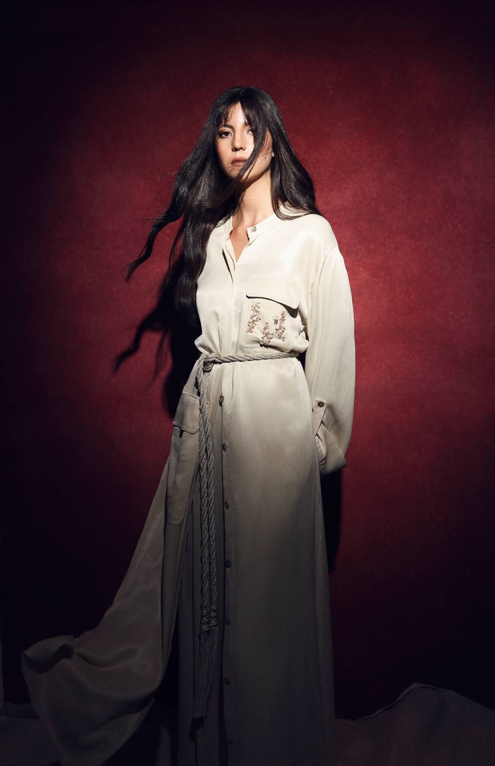 Sahara dress in light beige