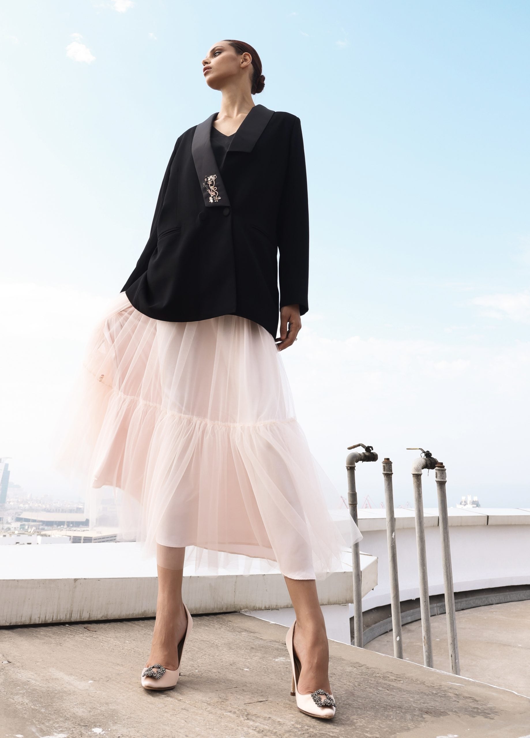 Serpentine skirt