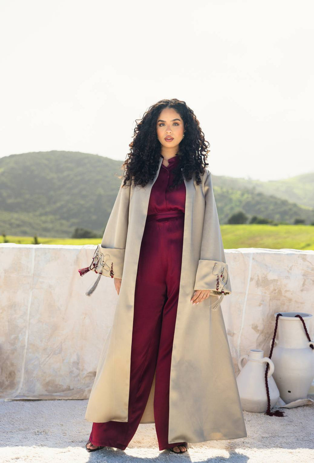 TUDA kimono in Beige