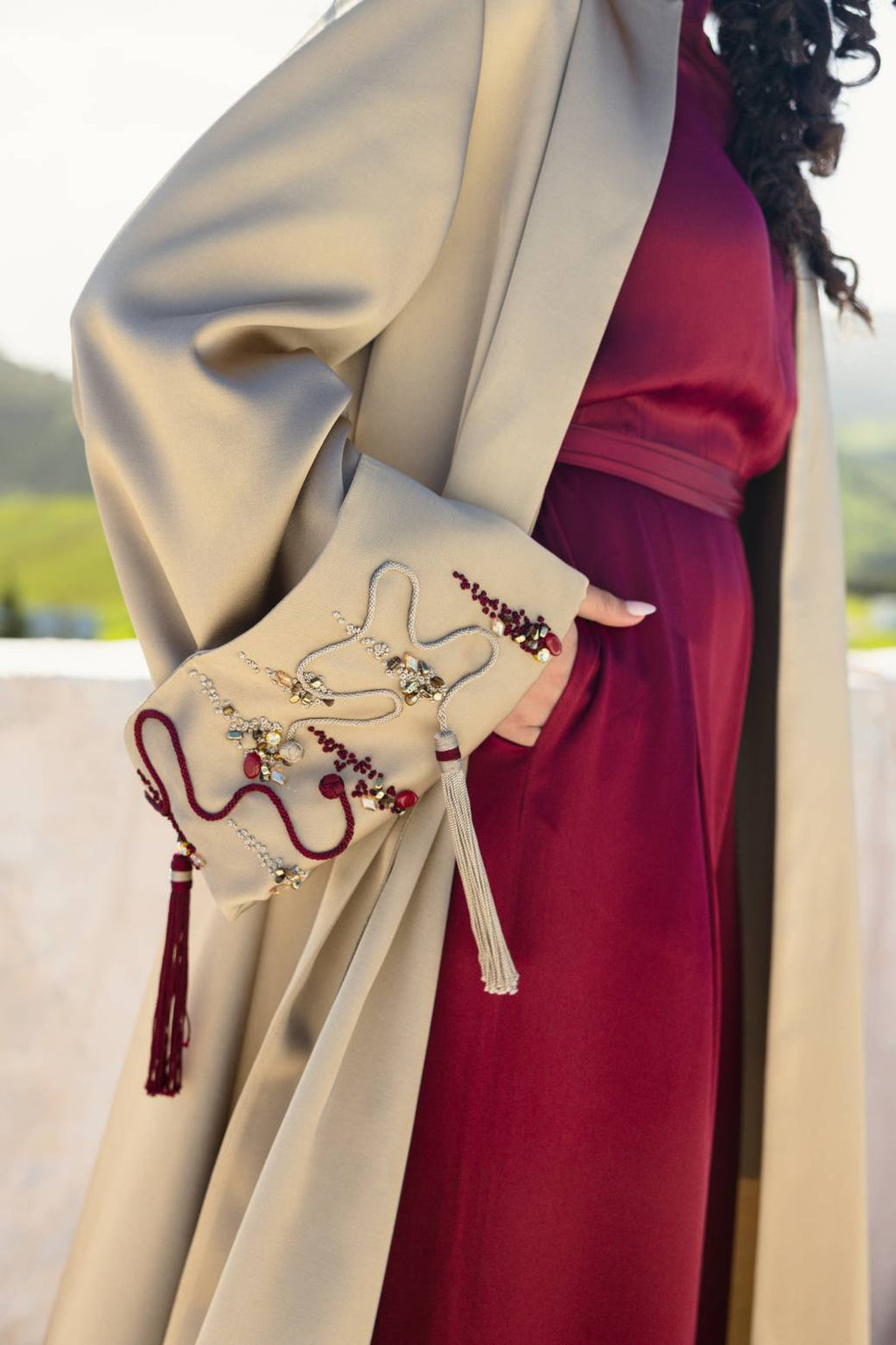 TUDA kimono in Beige