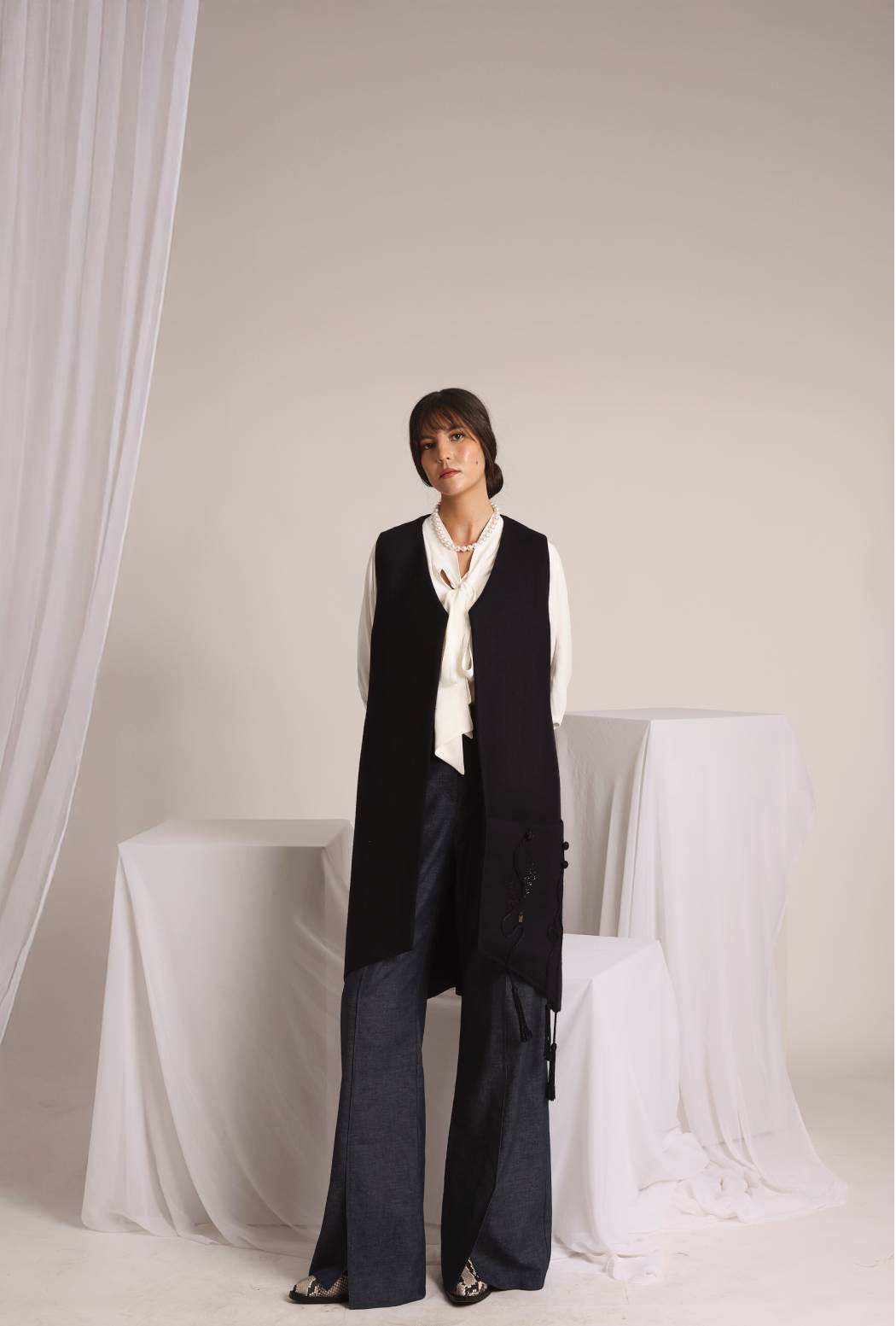 The Ayla sleeveless vest