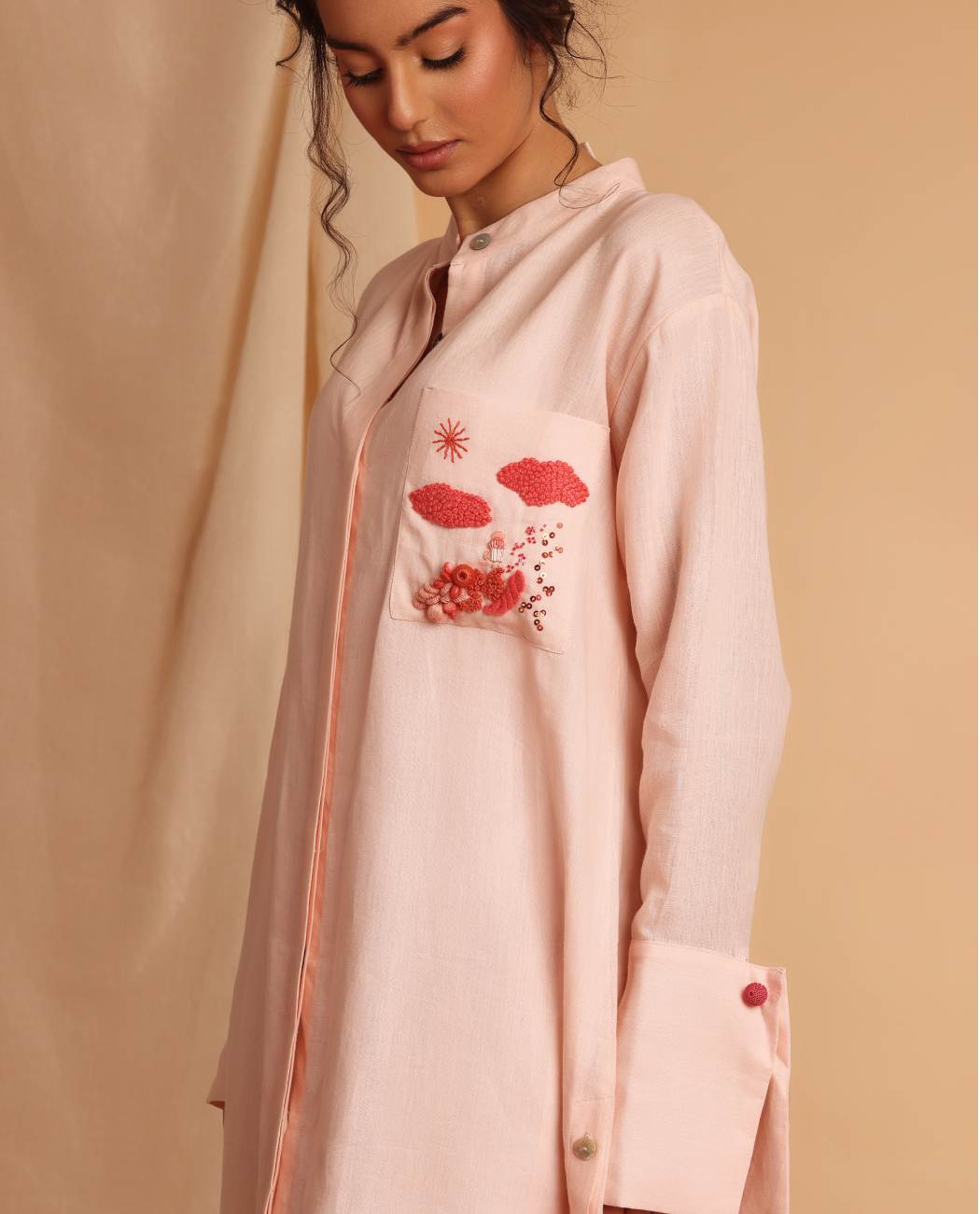 Under the clouds dress shirt