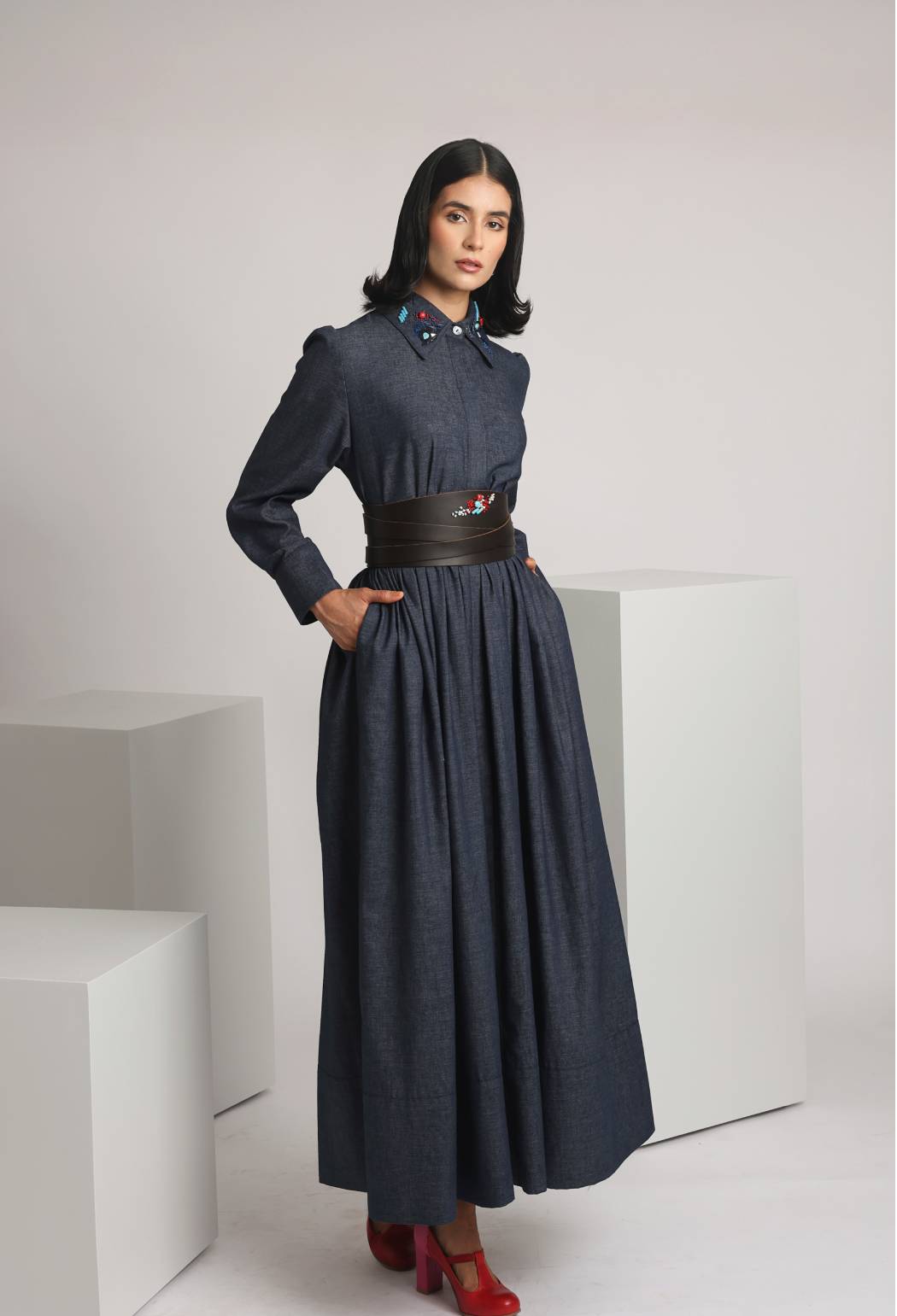 Zayna shirt dress